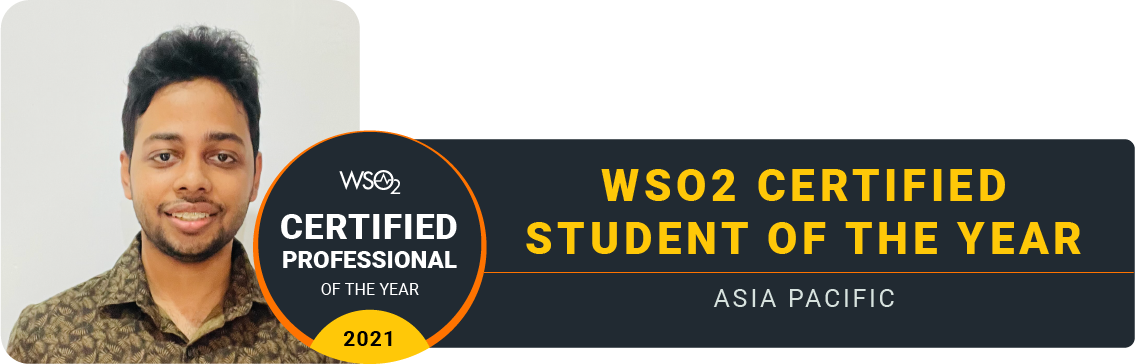 WSO2 Certified Student of the Year