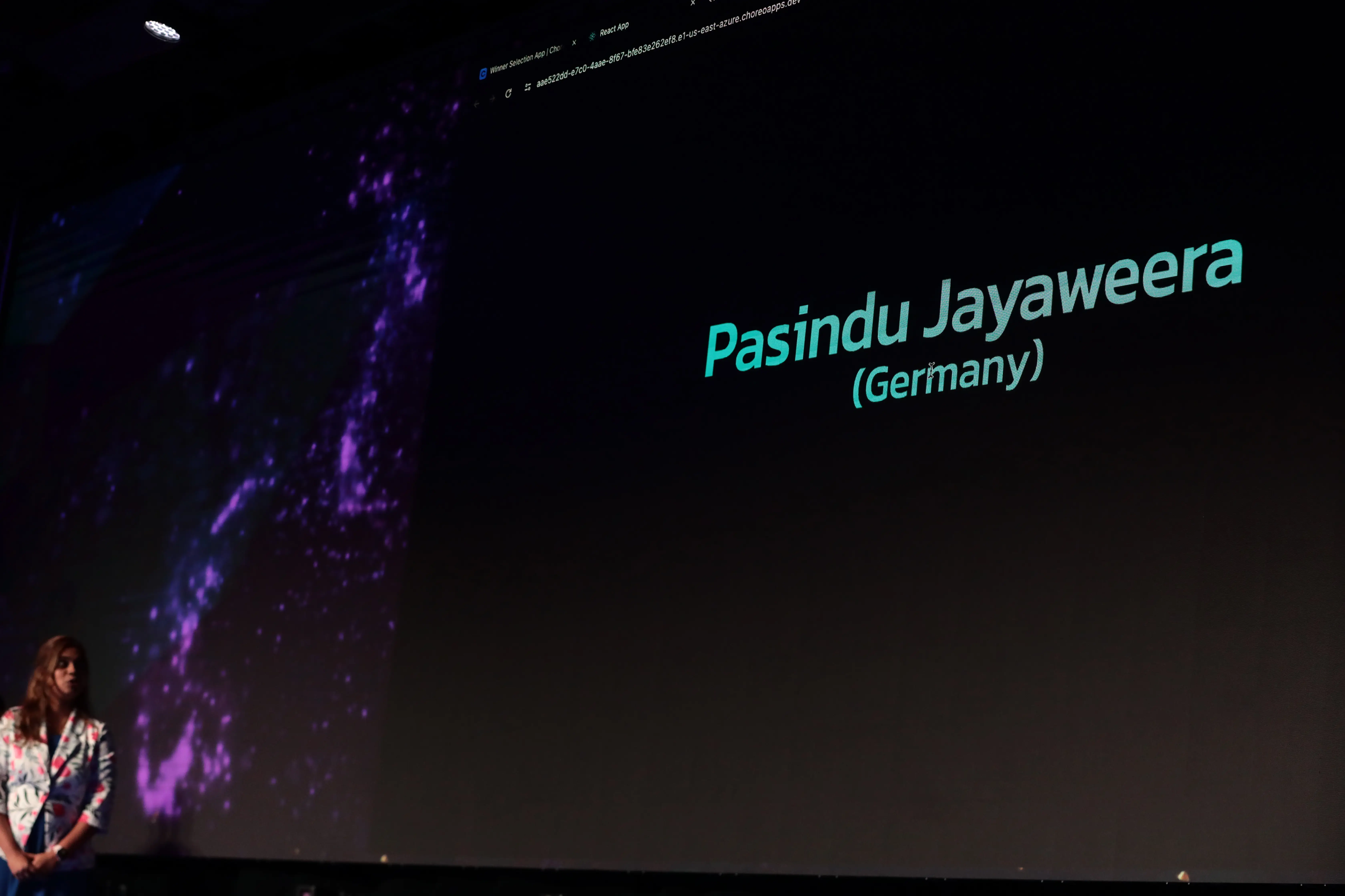 Pasindu Jayaweera, the grand prize winner