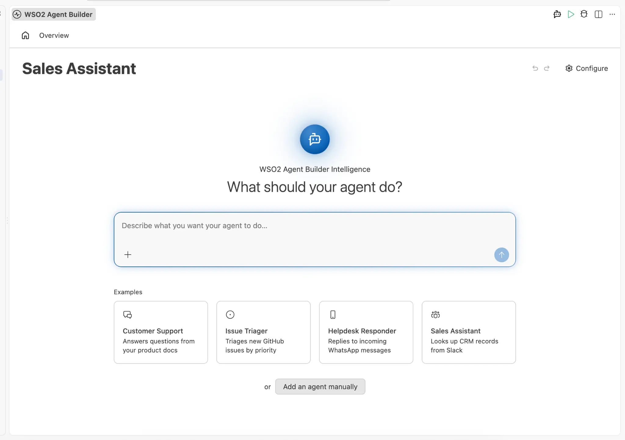 Build AI agents