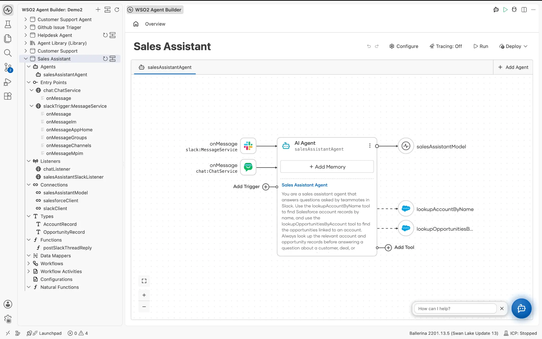 Build AI agents