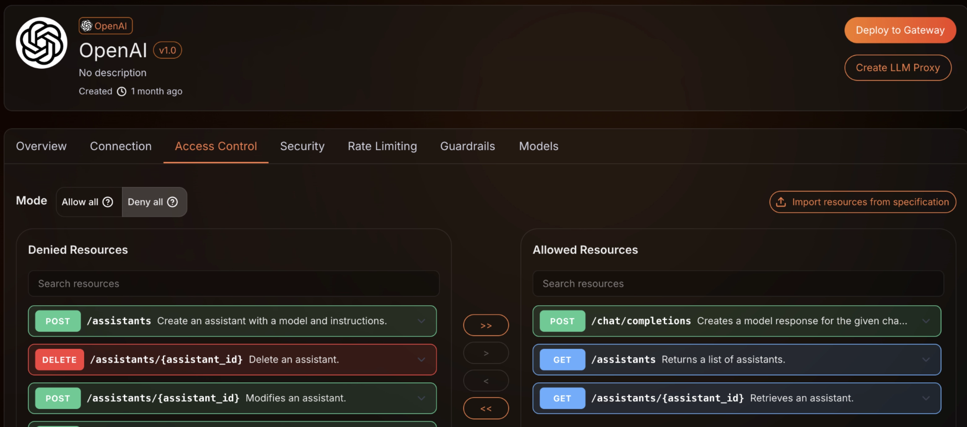 Control access to LLMs