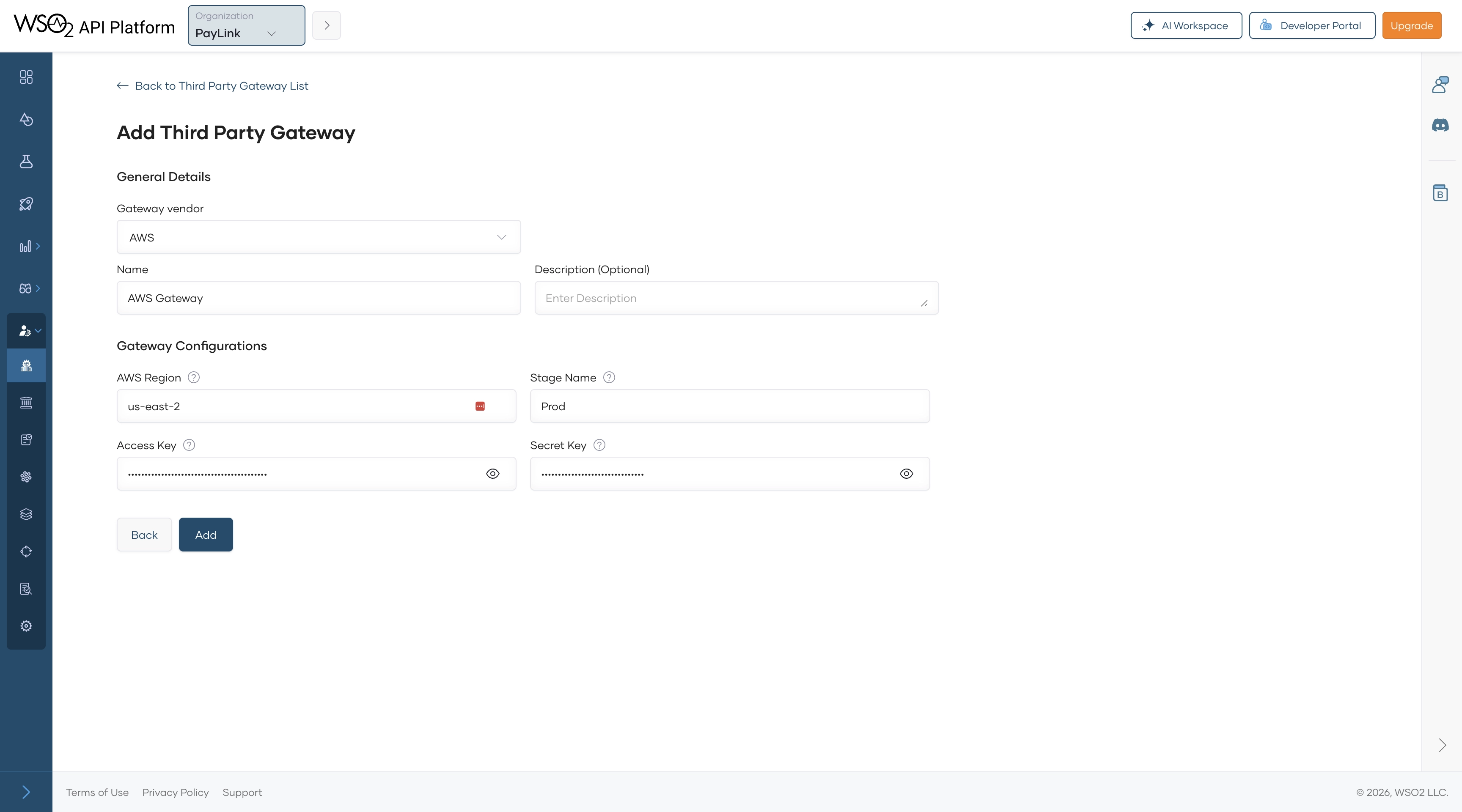 Federated gateway control