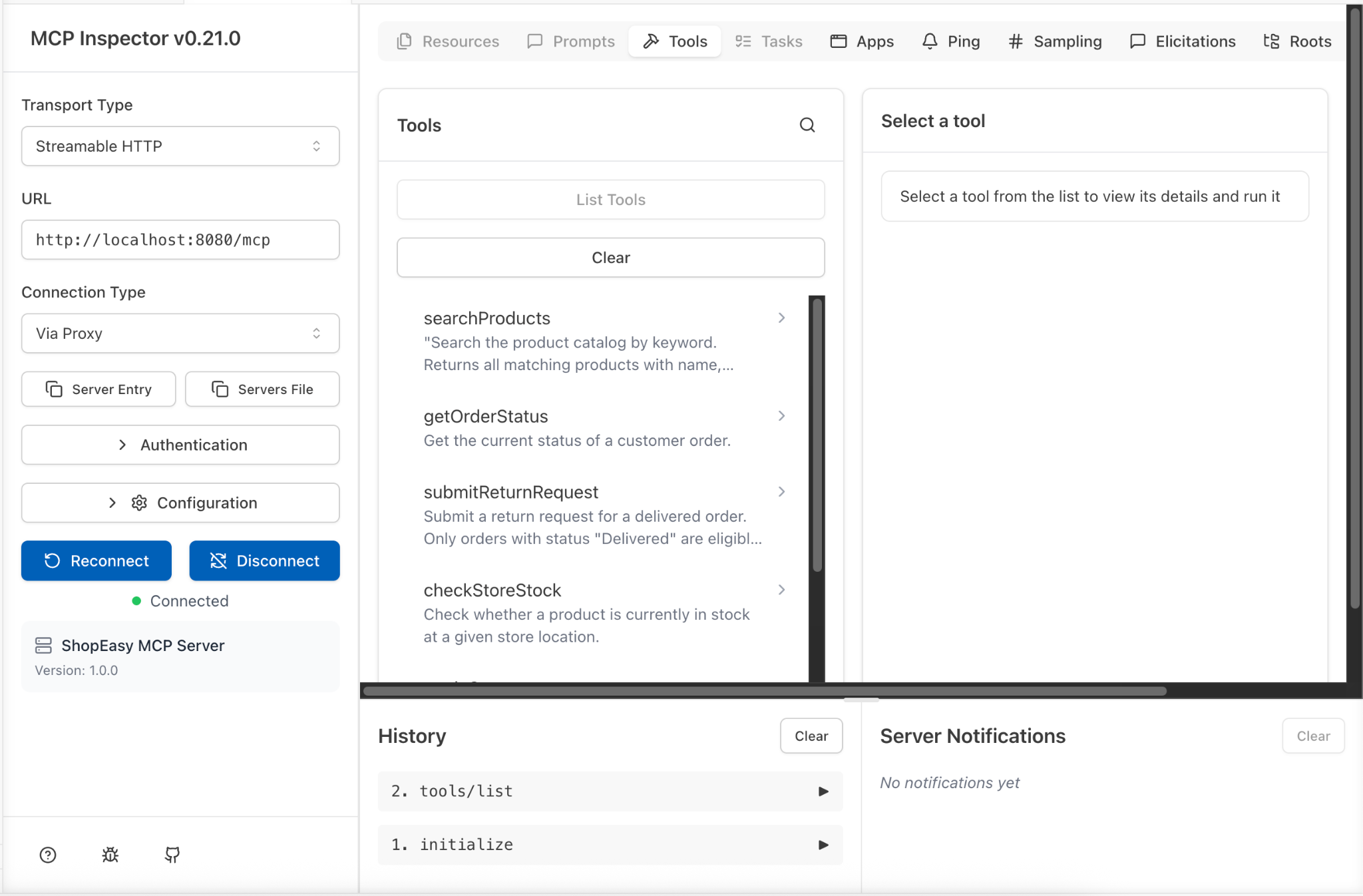 Build MCP servers in WSO2 Integrator, screen 3