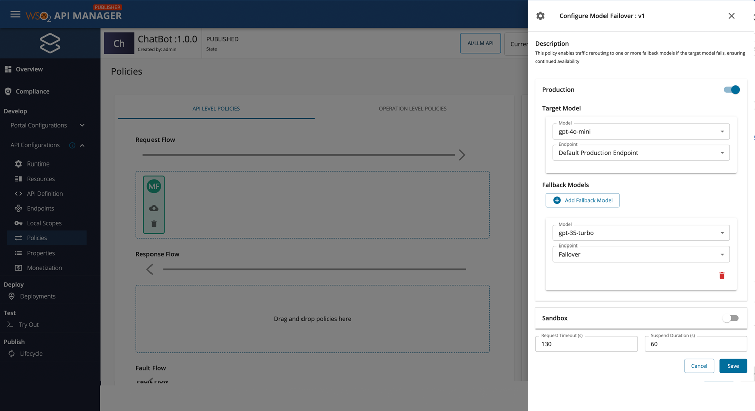 Multi-provider, multi-model AI routing