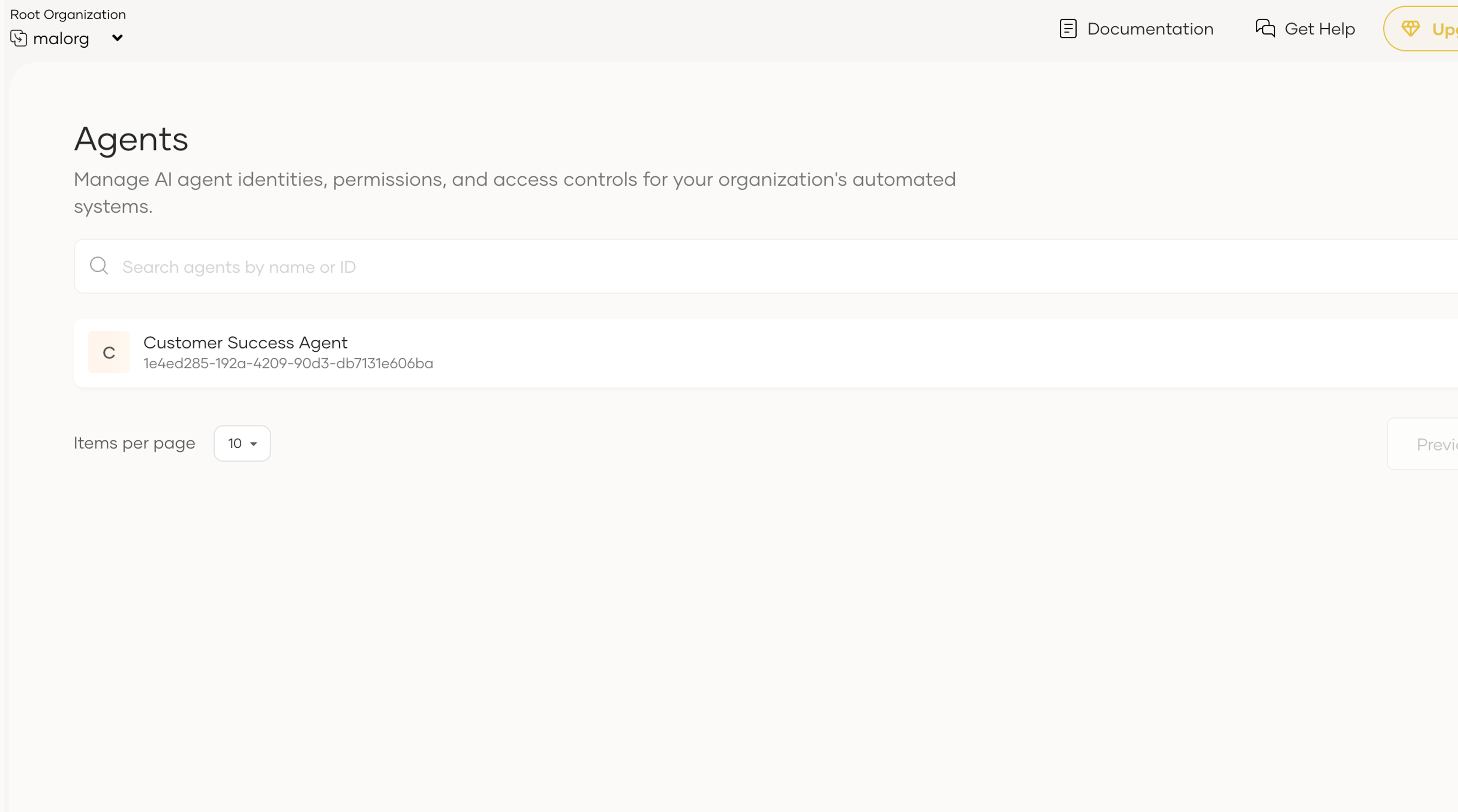 Robust agent identity and access management