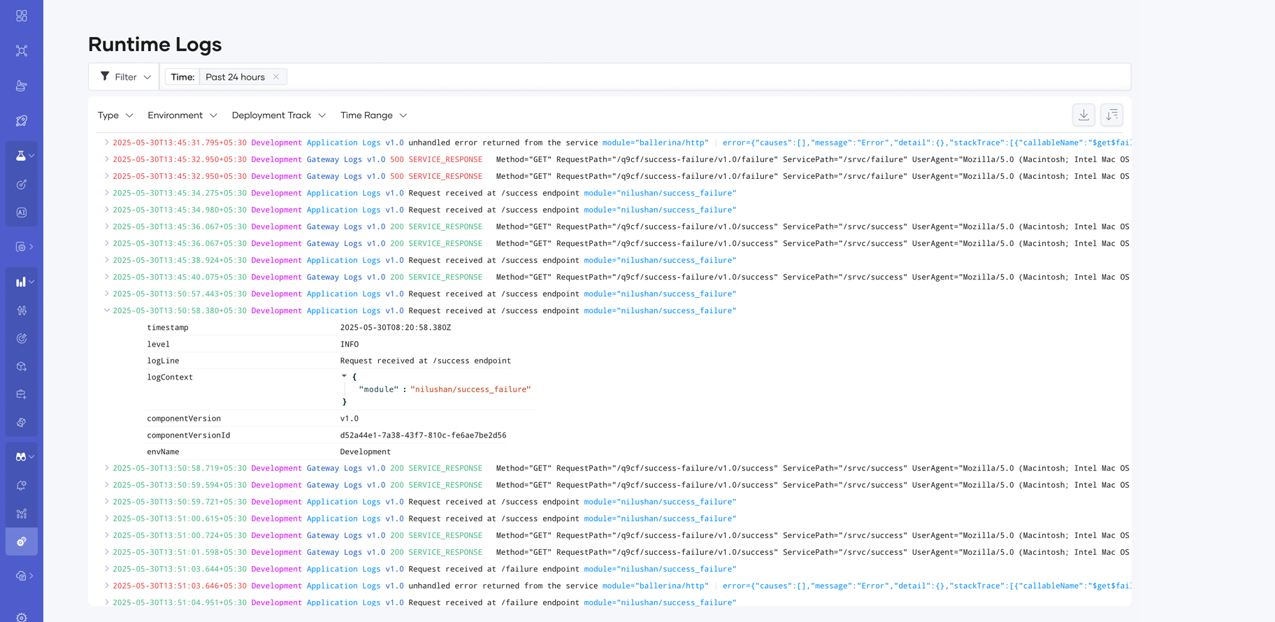 runtime-logs