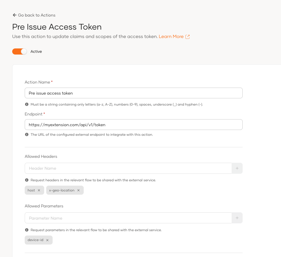 External Authenticator
