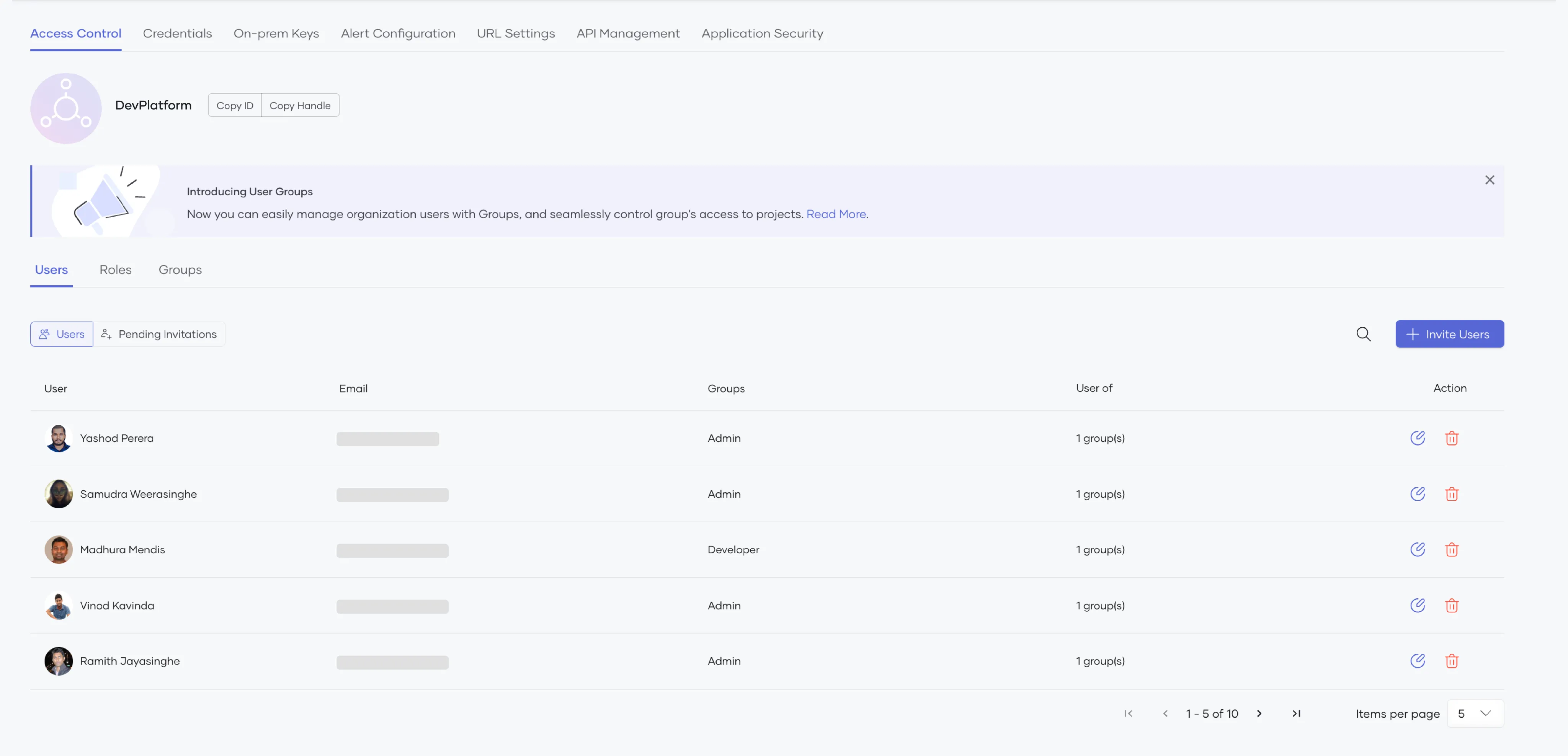 Granular Permission Management