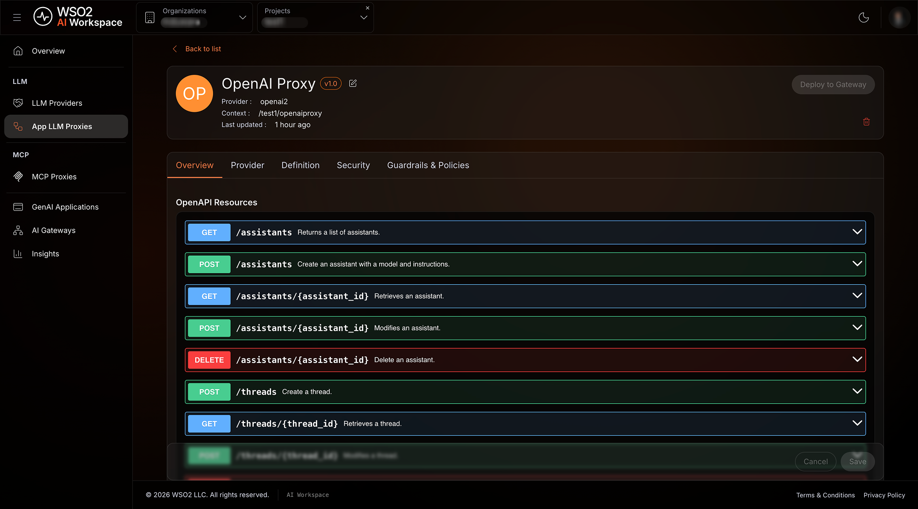 Prompt management and quality of service