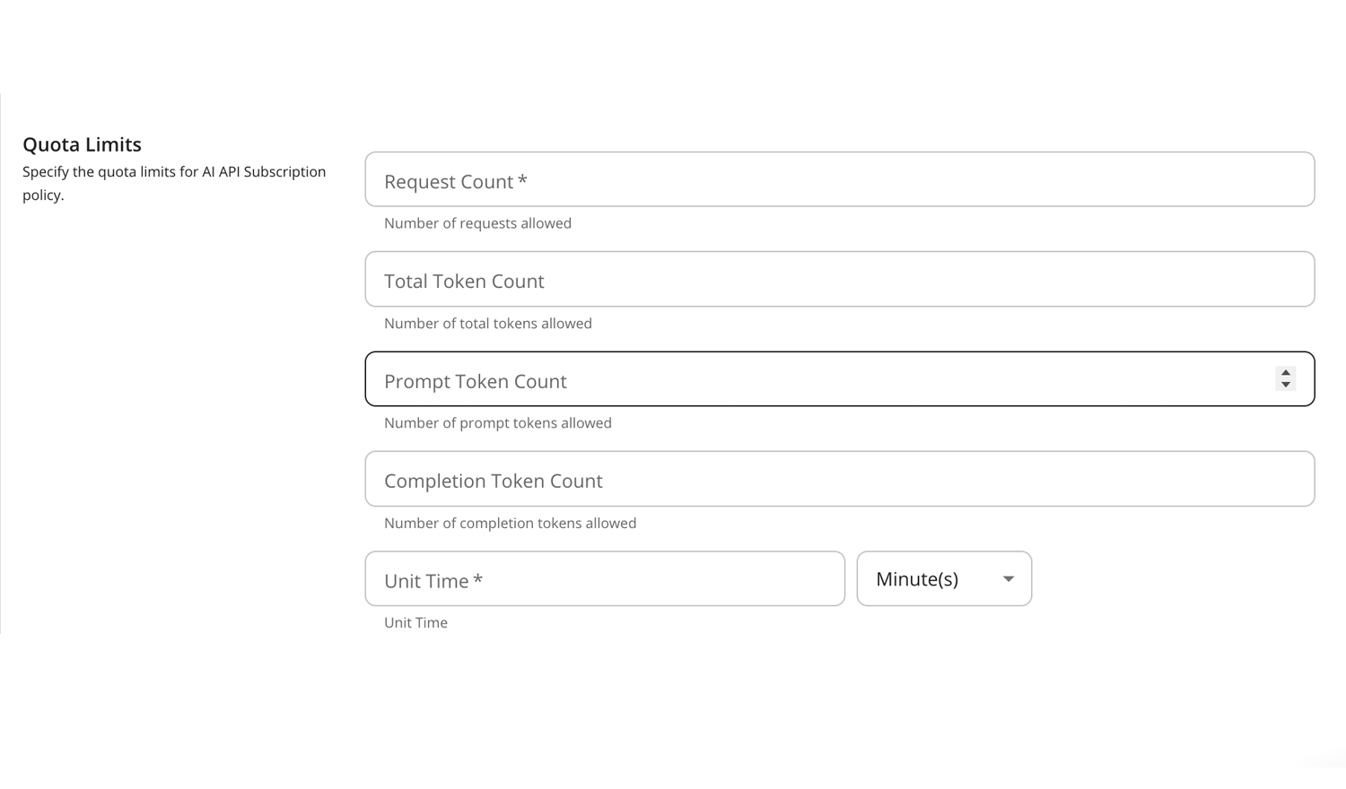 Token-based rate limiting and fine-grained usage controls