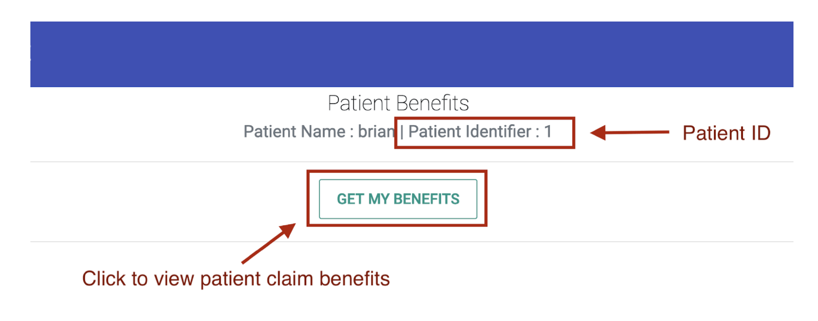 “GET MY BENEFITS”
