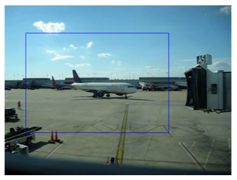Figure 3: Detection of the arriving plane